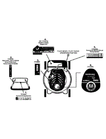 Label Map parts for Yard Machines Push Walk-Behind Mower 11A-41MB000 / 2008 from AppliancePartsPros.com