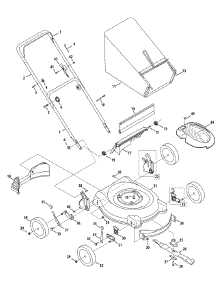 General Assembly parts for Yard Machines Push Walk-Behind Mower 11A-41MB029 / 2008 from AppliancePartsPros.com