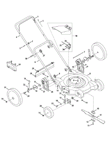 General Assembly parts for Yard Machines Push Walk-Behind Mower 11A-504G200 / 2008 from AppliancePartsPros.com