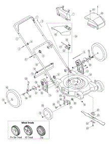 General Assembly parts for Yard Machines Push Walk-Behind Mower 11A-504J000 / 2009 from AppliancePartsPros.com