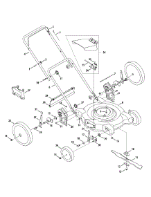 General Assembly 11A-504 parts for Yard Machines Push Walk-Behind Mower 11A-504R200 / 2010 from AppliancePartsPros.com