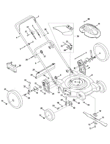 General Assembly parts for Yard Machines Push Walk-Behind Mower 11A-50MB000 / 2008 from AppliancePartsPros.com