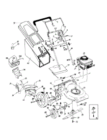 General Assembly parts for Yard Machines Push Walk-Behind Mower 11A-518N118 / 1997 from AppliancePartsPros.com