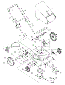 General Assembly parts for Yard Machines Push Walk-Behind Mower 11A-543B700 / 2006 from AppliancePartsPros.com