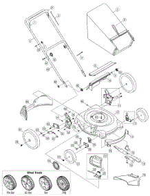 General Assembly parts for Yard Machines Push Walk-Behind Mower 11A-546B029 / 2007 from AppliancePartsPros.com