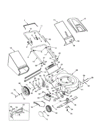 General Assembly parts for Yard Machines Push Walk-Behind Mower 11A-549K129 / 2001 from AppliancePartsPros.com