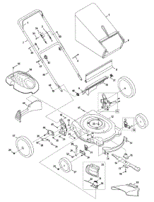 General Assembly parts for Yard Machines Push Walk-Behind Mower 11A-54MB029 / 2008 from AppliancePartsPros.com