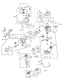 Engine Assembly parts for Yard Machines Push Walk-Behind Mower 11A-54MY229 / 2008 from AppliancePartsPros.com