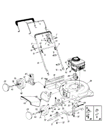 General Assembly parts for Yard Machines Push Walk-Behind Mower 11A-735A000 / 1997 from AppliancePartsPros.com