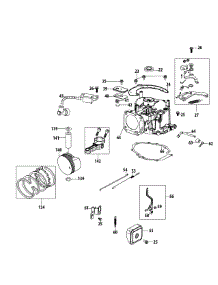 1T65ru Crankcase parts for Yard Machines Push Walk-Behind Mower 11A-A0S5700 / 2014 from AppliancePartsPros.com