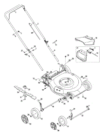 General Assembly parts for Yard Machines Push Walk-Behind Mower 11A-A0S5700 / 2015 from AppliancePartsPros.com