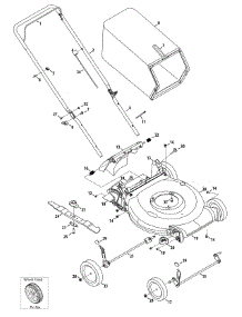 General Assembly parts for Yard Machines Push Walk-Behind Mower 11A-A1S5700 / 2015 from AppliancePartsPros.com