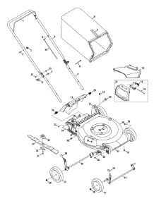 General Assembly parts for Yard Machines Push Walk-Behind Mower 11A-A2BA700 / 2015 from AppliancePartsPros.com