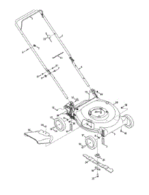 General Assembly parts for Yard Machines Push Walk-Behind Mower 11A-A40M700 / 2013 from AppliancePartsPros.com