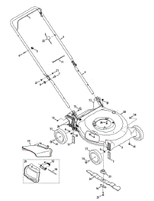 General Assembly parts for Yard Machines Push Walk-Behind Mower 11A-A56R729 / 2013 from AppliancePartsPros.com