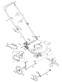 General Assembly parts for Yard Machines Push Walk-Behind Mower 11A-B00X700 / 2014 from AppliancePartsPros.com