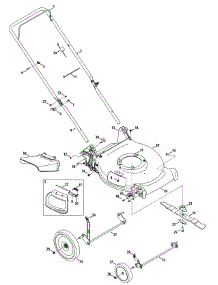 General Assembly 11A-B0x parts for Yard Machines Push Walk-Behind Mower 11A-B04A000 / 2012 from AppliancePartsPros.com