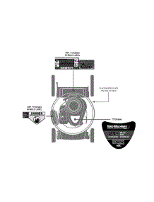 Label Map 11A-B04r700 parts for Yard Machines Push Walk-Behind Mower 11A-B04R700 / 2012 from AppliancePartsPros.com