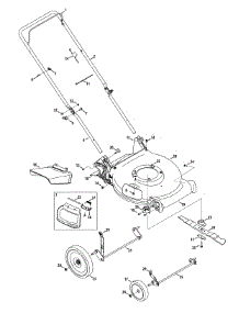 General Assembly parts for Yard Machines Push Walk-Behind Mower 11A-B06R700 / 2013 from AppliancePartsPros.com