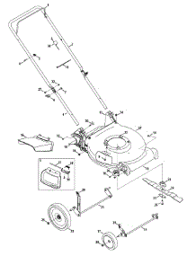 General Assembly parts for Yard Machines Push Walk-Behind Mower 11A-B0BL729 / 2015 from AppliancePartsPros.com
