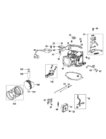 1T65rua Crankcase parts for Yard Machines Push Walk-Behind Mower 11A-B0S5700 / 2015 from AppliancePartsPros.com