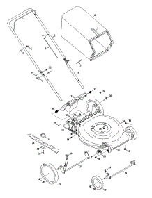 General Assembly parts for Yard Machines Push Walk-Behind Mower 11A-B1BE729 / 2014 from AppliancePartsPros.com
