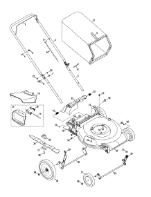 General Assembly parts for Yard Machines Push Walk-Behind Mower 11A-B9BG729 / 2014 from AppliancePartsPros.com