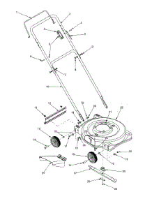General Assembly parts for Yard Machines Push Walk-Behind Mower 11B-060A000 / 2001 from AppliancePartsPros.com