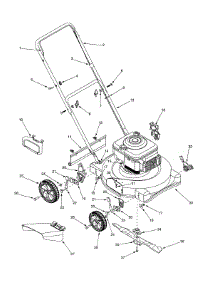 General Assembly parts for Yard Machines Push Walk-Behind Mower 11Z-082A120 / 2001 from AppliancePartsPros.com