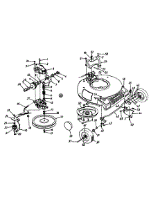 Transmission Assembly parts for Yard Machines Self-Propelled Walk-Behind Mower 126-138C700 / 1996 from AppliancePartsPros.com