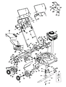 General Assembly parts for Yard Machines Self-Propelled Walk-Behind Mower 12A-234A062 / 1997 from AppliancePartsPros.com