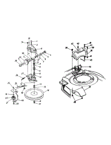 Transmission Complete parts for Yard Machines Self-Propelled Walk-Behind Mower 12A-234A151 / 1997 from AppliancePartsPros.com