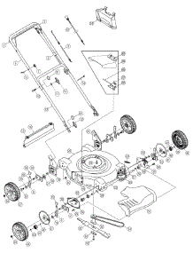 General Assembly parts for Yard Machines Self-Propelled Walk-Behind Mower 12A-263F800 / 2006 from AppliancePartsPros.com