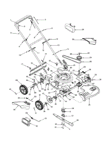 General Assembly parts for Yard Machines Self-Propelled Walk-Behind Mower 12A-264A132 / 2001 from AppliancePartsPros.com