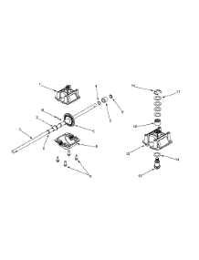 Transmission Assembly parts for Yard Machines Self-Propelled Walk-Behind Mower 12A-264A132 / 2001 from AppliancePartsPros.com
