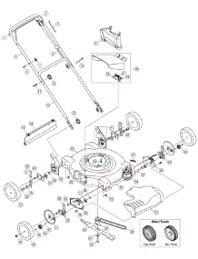 General Assembly parts for Yard Machines Self-Propelled Walk-Behind Mower 12A-264C000 / 2007 from AppliancePartsPros.com