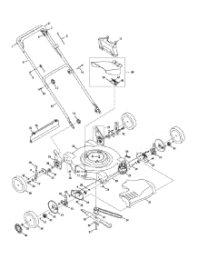 General Assembly parts for Yard Machines Self-Propelled Walk-Behind Mower 12A-264C000 / 2009 from AppliancePartsPros.com