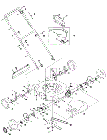 General Assembly parts for Yard Machines Self-Propelled Walk-Behind Mower 12A-264G200 / 2008 from AppliancePartsPros.com