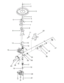 Transmission parts for Yard Machines Self-Propelled Walk-Behind Mower 12A-376U729 / 2003 from AppliancePartsPros.com