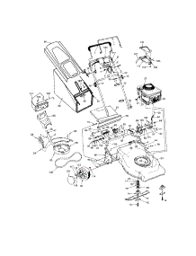 General Assembly parts for Yard Machines Self-Propelled Walk-Behind Mower 12A-379A062 / 1997 from AppliancePartsPros.com
