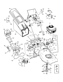 General Assembly parts for Yard Machines Self-Propelled Walk-Behind Mower 12A-379B088 / 1999 from AppliancePartsPros.com
