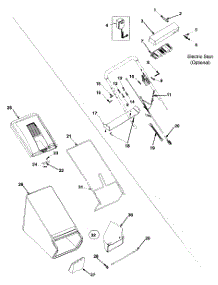 Rear Bagger Assembly - Electric Start (Optional) parts for Yard Machines Self-Propelled Walk-Behind Mower 12A-443F136 / 2000 from AppliancePartsPros.com