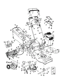 General Assembly parts for Yard Machines Self-Propelled Walk-Behind Mower 12A-475A136 / 1997 from AppliancePartsPros.com
