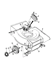 Front Axle And Wheel Assembly parts for Yard Machines Self-Propelled Walk-Behind Mower 12A-475A736 / 1997 from AppliancePartsPros.com