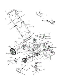 General Assembly parts for Yard Machines Self-Propelled Walk-Behind Mower 12A-528C009 / 2001 from AppliancePartsPros.com