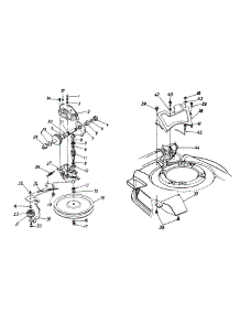Transmission Complete parts for Yard Machines Self-Propelled Walk-Behind Mower 12A-528N000 / 1997 from AppliancePartsPros.com
