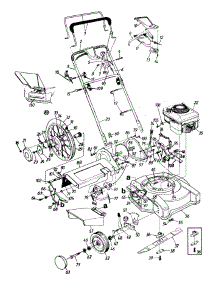 General Assembly parts for Yard Machines Self-Propelled Walk-Behind Mower 12A-528N700 / 1997 from AppliancePartsPros.com