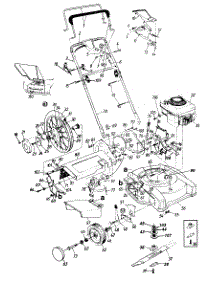 General Assembly (Model Series 520) parts for Yard Machines Self-Propelled Walk-Behind Mower 12A-528N700 / 1998 from AppliancePartsPros.com