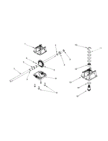 Transmission Assembly parts for Yard Machines Self-Propelled Walk-Behind Mower 12A-529B000 / 2000 from AppliancePartsPros.com