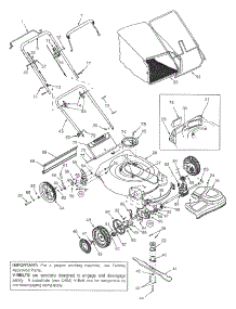 General Assembly parts for Yard Machines Self-Propelled Walk-Behind Mower 12A-559K062 / 2002 from AppliancePartsPros.com